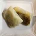 こりんママ8's cooksnap of when they made 残りのカレーでつくる、カレー餅春巻き.