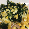 クックO1Y871☆'s cooksnap of when they made エビと小松菜と卵の中華風炒め.