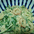 はなふあ's cooksnap of when they made 水菜と竹輪の白和え.