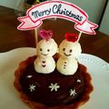 ＊Minnie＊'s cooksnap of when they made クリスマスに☆雪だるまケーキポップ。.