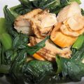 御台所's cooksnap of when they made ボイルホタテと小松菜の土佐煮.