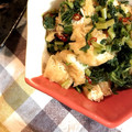 HNM55's cooksnap of when they made お手軽！常備菜☆大根菜と油揚げ炒め☆.