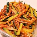 ちゃっちんじゃー's cooksnap of when they made カボチャと人参のきんぴら.