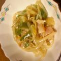 まんどりる。's cooksnap of when they made ベーコンとちくわでモヤシ煮☆紅ショウガも.