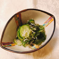 yesmama's cooksnap of when they made 若芽と、しらすの酢の物♪.