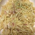エミュ〜ン's cooksnap of when they made パスタママ（卵スパゲティ）.
