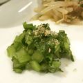 クックパッドごはん部's cooksnap of when they made かぶの葉でもう一品♪かぶの葉の浅漬け.