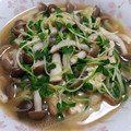 クックTBK3HH☆'s cooksnap of when they made お揚げとしめじとかいわれの煮浸し.