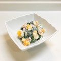 MadameーTco's cooksnap of when they made ちぢみほうれん草のハムゆで卵サラダ.