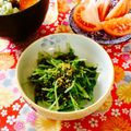 bonbonnier's cooksnap of when they made シャキシャキ☆豆苗のごま和え.