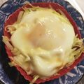 たまおちゃん's cooksnap of when they made お弁当に巣ごもり卵。レンジでチン♪.