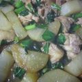 M3doors111's cooksnap of when they made 照り照りな大根と鶏肉の煮物.