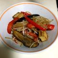 あゆみん☆☆☆☆☆'s cooksnap of when they made 豚バラなすモヤシのポン酢炒め.