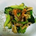 ぽちゃすけ's cooksnap of when they made 舞茸とベーコンのガーリックバター炒め.