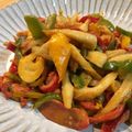☆MCM☆'s cooksnap of when they made 簡単！茄子と竹輪とピーマンのマヨポン炒め.