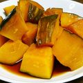 bashio's cooksnap of when they made 水なしで簡単ホクホクかぼちゃの煮物.