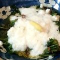 よっぱっぴー's cooksnap of when they made しゃきしゃき春菊のさっと煮山かけ.