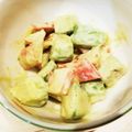 biyon's cooksnap of when they made アボカドとカニカマの簡単サラダ☘.