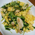 yucally's cooksnap of when they made 豆苗とササミのふんわり卵炒め.