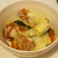 きぃ☆ちゃん's cooksnap of when they made かぼちゃと白菜、ソーセージの簡単グラタン.