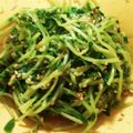 ポニーリボン's cooksnap of when they made シャキシャキ☆豆苗のごま和え.