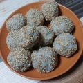 sutachi's cooksnap of when they made お弁当に！里芋ごま団子.