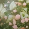 かり1985's cooksnap of when they made 大根と白菜のコンソメスープ.
