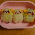 Sakkyz's cooksnap of when they made 俵ひつじちゃんおにぎり＊キャラ弁.