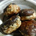 ねねしばこ's cooksnap of when they made 時短♪低糖質♪離乳食OK♪しいたけ肉詰め.
