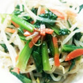 セイギママ☆'s cooksnap of when they made レンジで簡単。もやしと小松菜のナムル和え.