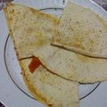 Japongelin's cooksnap of when they made フライパンで簡単ケセディーヤ.