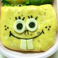 はまぢママ's cooksnap of when they made キャラ弁～スポンジボブオムライス.