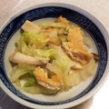 向日葵くっく's cooksnap of when they made 白菜とエリンギと油揚げの煮物.