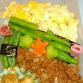 ゆうあやまま☆'s cooksnap of when they made 七夕☆天の川そぼろ弁当.