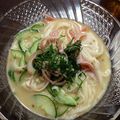 ◇さとこっく◇'s cooksnap of when they made 栄養たっぷり♡冷や汁（ゴマ汁）素麺.