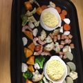 動物母さん's cooksnap of when they made ホットプレートでチーズフォンデュ.