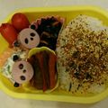 月のうさぎちゃま's cooksnap of when they made 魚ニソdeパンダちゃん＊キャラ弁おかず.