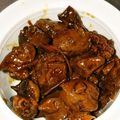 よもぎ＆おりべ's cooksnap of when they made 鶏肝の生姜煮.