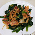 amjkao's cooksnap of when they made 簡単★ほうれん草とエノキのオリーブオイル.