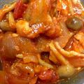 ☆ちゅうたん☆'s cooksnap of when they made 味付け簡単！トマト煮♡チーズチキン♡.