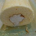 ちょい歩茶's cooksnap of when they made マロンクリームのロールケーキ.