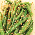 クックZZLVNK☆'s cooksnap of when they made 超簡単、2分でいんげんの胡麻和え。.