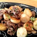 ☆〜りんご〜☆'s cooksnap of when they made 大量消費☆牛肉と里芋の味噌バター炒め♡.