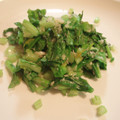 fuminko☆'s cooksnap of when they made かぶの葉っぱの香ばし炒め.