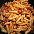 einstein☆'s cooksnap of when they made ローストチキンのリメイク☆パスタ.