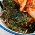 ☆レンココ☆'s cooksnap of when they made 切って混ぜるだけ！納豆キムチそば♪.