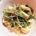 柳原ヱビス's cooksnap of when they made 水菜と油揚げの煮浸し.