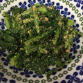ハニコちゃま's cooksnap of when they made 簡単春菊のゴマ和え.