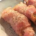 naorii's cooksnap of when they made 簡単☆ジューシー！牡蠣のベーコン巻き.