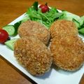 たかべえ's cooksnap of when they made かぼちゃのチーズインコロッケ.